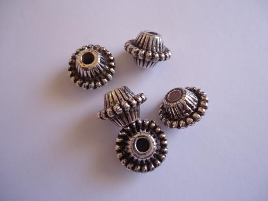 (image for) Acrylic Metal beads (Bag of 10) ACR-1